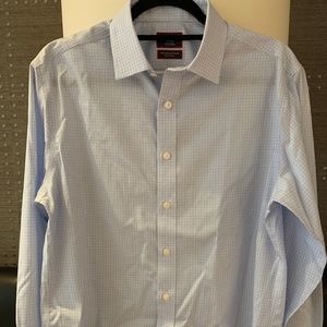 Untuckit Textured Blue Shirt